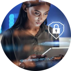 Cybersecurity technology protecting smartphones and communications from spyware