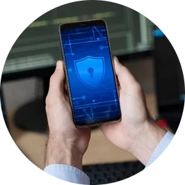 Protected Android smartphone with advanced communication security systems