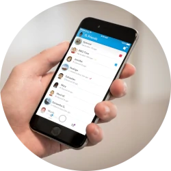 Secure messaging platform on Android smartphone